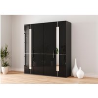 Musterring Drehtürenschrank "Imola W", Einlegeböden und Kleiderstangen, mit Glastüren inklusive Zierspiegel von Musterring