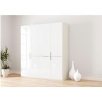 Musterring Drehtürenschrank "Imola W" Einlegeböden und Kleiderstangen,mit Glastüren und Aufleistung in Chrom von Musterring