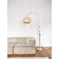 Vintage Chrom Bogen Stehlampe, 70Er Jahre Mid-Century Modern Pilz Lampe Vintage Chrom Bogen Stehlampe, 70Er Jahre Mid-Century Modern Pilz Lampe von GalleryNovo