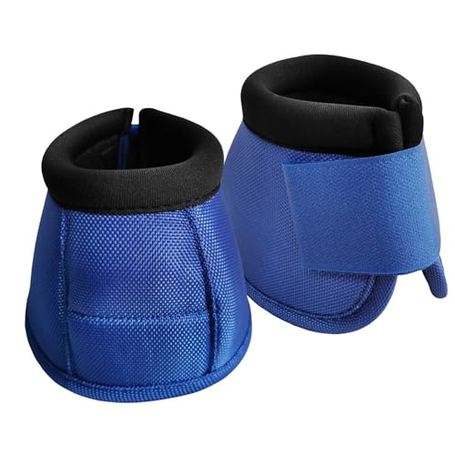 Gallopoff Hufglocken Pferd 2er Set – Stoßdämpfend & Scheuerfrei, Ballenschutz für Pferde aus Neopren, Weiche Schutzglocken mit Klettverschluss für Training & Weide Königsblau XL Gallopoff Hufglocken Pferd 2er Set – Stoßdämpfend & Scheuerfrei, Ballenschutz für Pferde aus Neopren, Weiche Schutzglocken mit Klettverschluss für Training & Weide Königsblau XL von Gallopoff