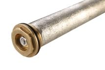 Magnesiumanode Ø38x400mm mit einem 1 1/4" Messingstopfen von Galmet
