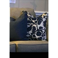 Vogel Und Blumen Print Kissenbezug Baumwollkissen von GamGamzhandcrafted