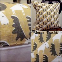 Elchspuren Kissenbezug Baumwoll Cabin Decor Elchspuren Kissenbezug Baumwoll Cabin Decor von GamGamzhandcrafted