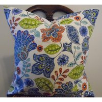 Floral Paisley Kissenbezug Baumwolle Frühling Sommer Wohnkultur Floral Paisley Kissenbezug Baumwolle Frühling Sommer Wohnkultur von GamGamzhandcrafted