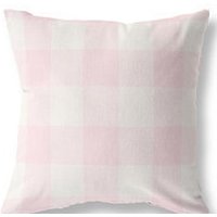 Rosa Karo-Kissenbezug Aus Weicher Bella-Baumwolle Rosa Karo-Kissenbezug Aus Weicher Bella-Baumwolle von GamGamzhandcrafted