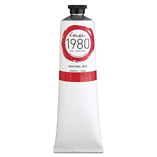 Gamblin 1980 - Oelfarbe - Naphtholrot - 150 ml von Gamblin