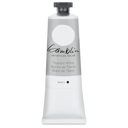 Gamblin Artist Oil, 37ml tube, Titanium White (1810) von Gamblin