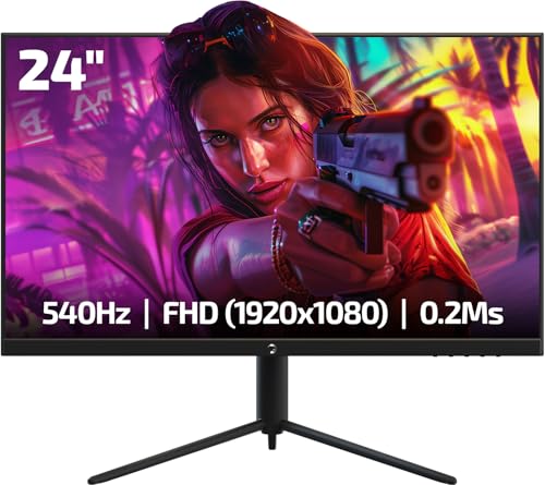 GAMEPOWER Lucid S20 24 Zoll Gaming Monitor 540Hz, 0.2ms, 1920x1080 FHD, HDR 400, Adaptive Sync, 400 Candela, Fast TN Display, Dual-Lautsprecher, HDMI 2.1 DP 1.4, Pivot, RGB GAMEPOWER Lucid S20 24 Zoll Gaming Monitor 540Hz, 0.2ms, 1920x1080 FHD, HDR 400, Adaptive Sync, 400 Candela, Fast TN Display, Dual-Lautsprecher, HDMI 2.1 DP 1.4, Pivot, RGB von GAMEPOWER