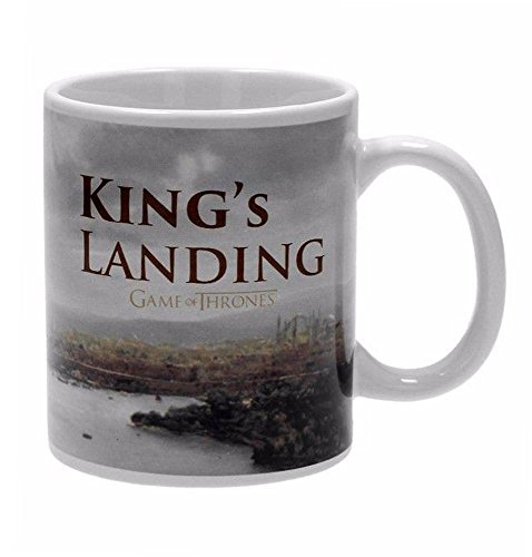 Game of Thrones Tasse King's Landing - weiß, Bedruckt, aus Keramik, Fassungsvermögen ca. 320 ml. von Game of Thrones