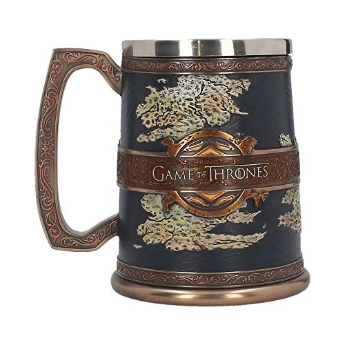 Nemesis Now The Seven Kingdoms Tankard Game of Thrones Tasse, 23 cm, Blau von Nemesis Now