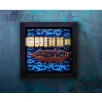 Final Fantasy Vi - Ende | Luftschiff 3D Shadowbox von GameArtBox