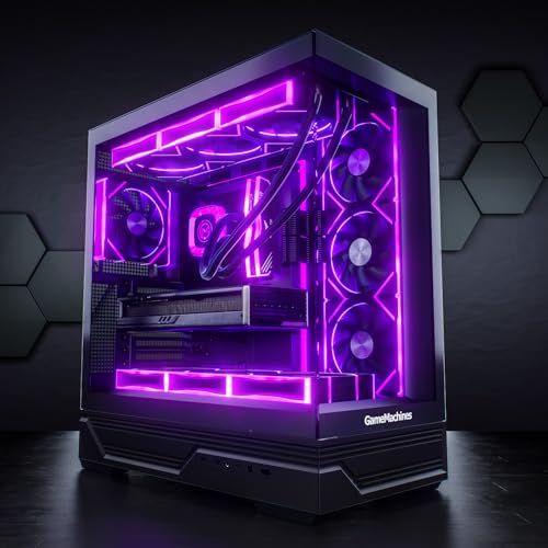 GameMachines Apex - Gaming PC - Intel® Core™ i7 12700KF - NVIDIA GeForce RTX 5070 - Wasserkühlung - 1000GB M.2 SSD - 32GB RGB DDR4 - WLAN - Windows 11 Pro von GameMachines