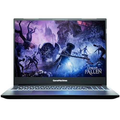 GameMachines Cyber GM16 - Gaming Laptop | 16'' WQXGD 240Hz, sRGB100% | Intel Core i7-13620H | 32GB DDR5 | 1 TB NVMe SSD | RTX 4060 8 GB | Windows 11 Pro | RGB Tastatur von GameMachines