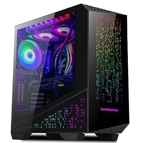 GameMachines Cyber - Gaming PC - Wasserkühlung - Intel® Core™ i7 12700KF - NVIDIA GeForce RTX 5070-1000GB M.2 SSD - 32GB RGB DDR4 - WLAN - Windows 11 Pro von GameMachines