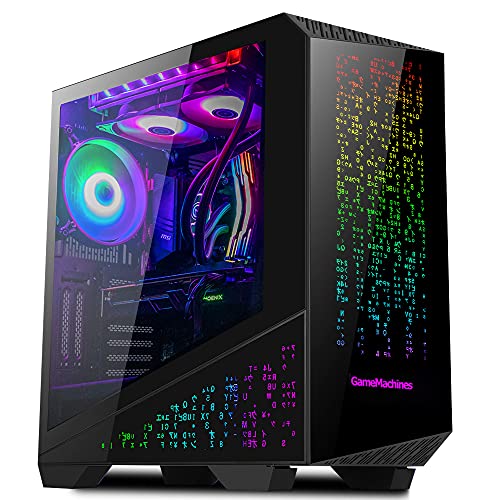 GameMachines Cyber - Gaming PC - Wasserkühlung - Intel® Core™ i7 12700KF - NVIDIA GeForce RTX 4070-2000GB M.2 SSD - 32GB RGB DDR4 - WLAN - Windows 11 Pro von GameMachines