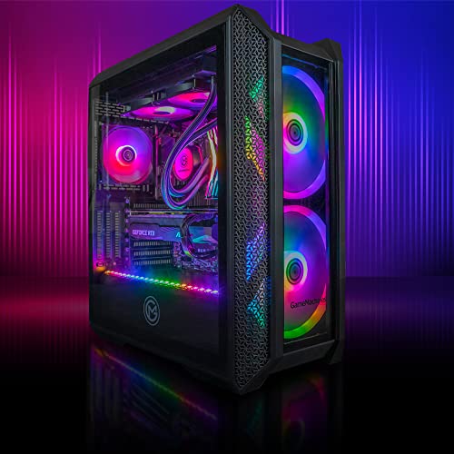 GameMachines Cyclon - Gaming PC - Intel® Core™ i7 12700F - Wasserkühlung - NVIDIA GeForce RTX 4060 Ti - 2000GB M.2 SSD - 32GB RGB DDR4 - WLAN - Windows 11 Pro von GameMachines