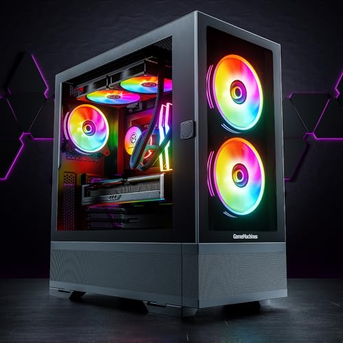 GameMachines Element - RGB Gaming PC - Wasserkühlung - AMD Ryzen 7 5800X - NVIDIA GeForce RTX 4060 Ti - Wasserkühlung - 1000GB SSD - 32GB RGB DDR4 - WLAN- Windows 11 Pro von GameMachines