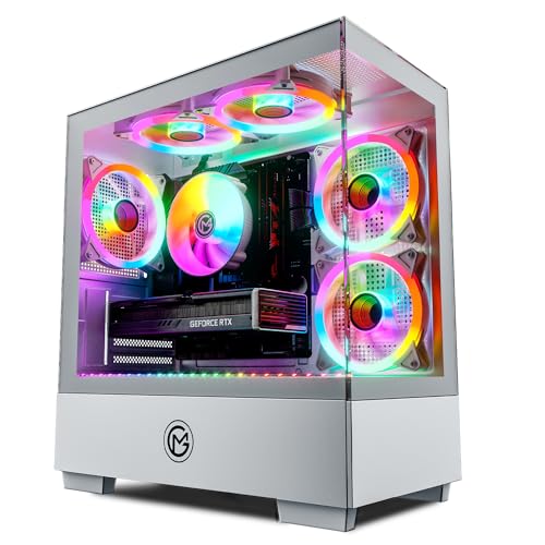 GameMachines Evolv Snow Edition - Gaming PC - AMD Ryzen 7 5700X - GeForce RTX 4060Ti 16GB - 1TB SSD - 32GB DDR4 - WLAN - Win 11 Pro von GameMachines