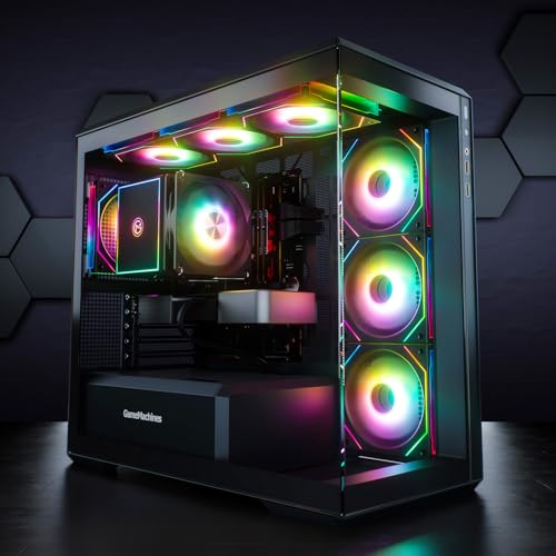 GameMachines Fury - Gaming PC - Intel® Core™ Ultra 7 265K - GeForce RTX 5070-1TB SSD - 32GB DDR5 - WLAN - Win 11 Pro von GameMachines