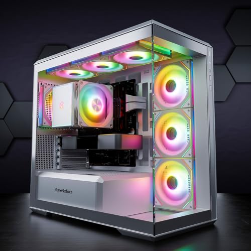 GameMachines Fury Snow Edition - Gaming PC - AMD Ryzen 7 7800X3D - GeForce RTX 5070-1TB SSD - 32GB DDR5 - WLAN - Windows 11 Pro von GameMachines