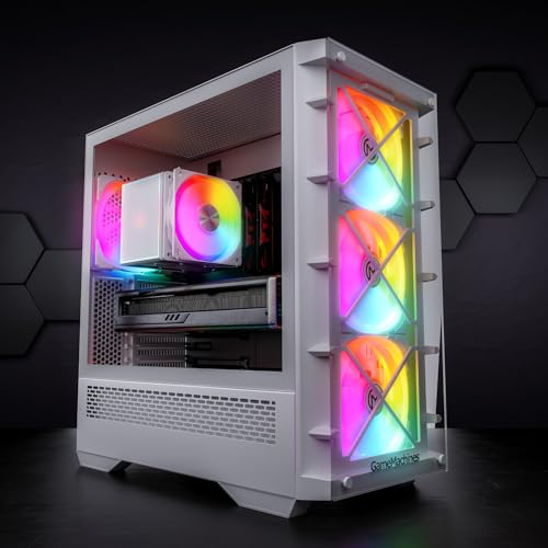 GameMachines Storm Snow Edition - Gaming PC - AMD Ryzen 7 5700X - GeForce RTX 5060 Ti - 1TB SSD - 32GB DDR4 - WLAN - Win 11 Pro von GameMachines