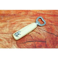 Frosch B Holzgriff Flaschenöffner Bier Soda Öffner Personalisierte Freie Gravur 144 Bt von GamekeepersGifts