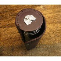 Labrador Head 4 Stacking Steigbügelbecher in Ledertasche Ideal Gundog Weihnachtsgeschenk 208 Sc von GamekeepersGifts