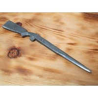Schrotflinte Brieföffner Aus Zinn in Form Einer Over & Under Shotgun von GamekeepersGifts