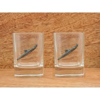 Sea Submarine Paar Schnapsgläser Crystal Submariners Vatertagsgeschenk 355 Sg von GamekeepersGifts
