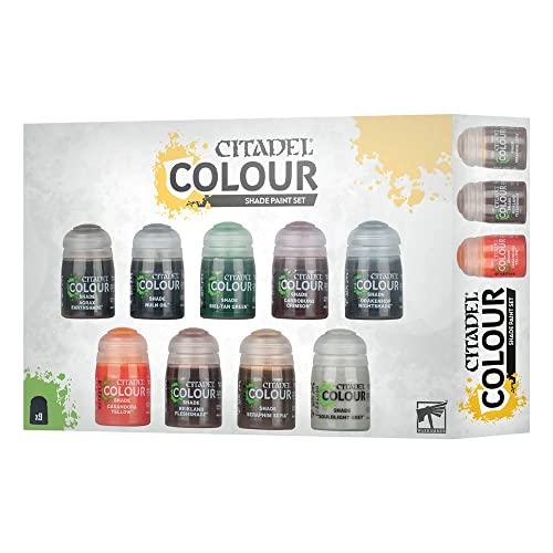 Games Workshop Warhammer AoS - Citadel Paint Set Shade von Games Workshop
