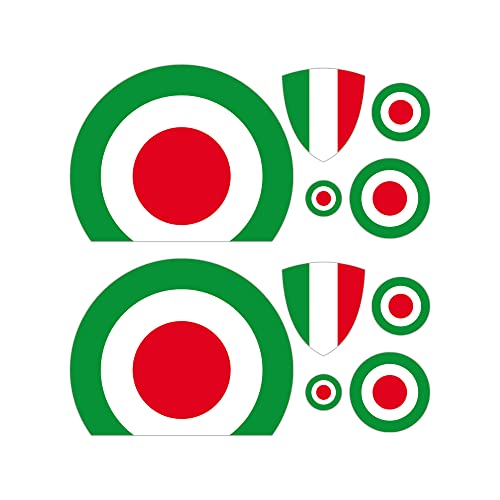 GamesMonkey Aufkleber Vespa Set Piaggio Vespa Flags ItalienVinyl HD T2 ET4 Px von GamesMonkey