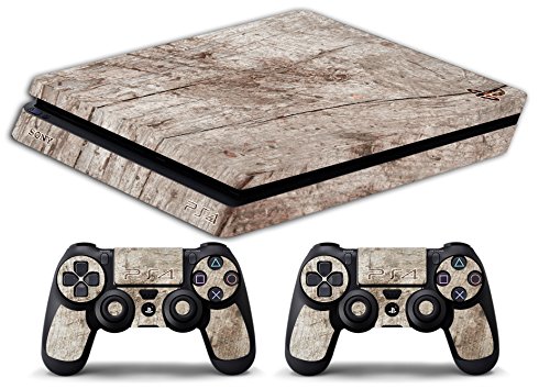 Skin Kompatibel für Ps4 Slim - Legno Wood Texture - Limited Edition Decal Cover Schutzhüllen Faceplates Bundle von GamesMonkey