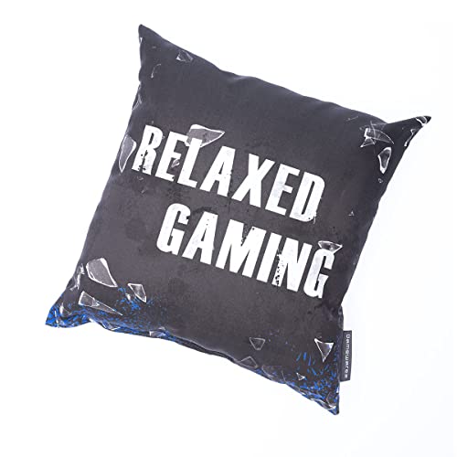 Gamewarez Gaming Kissen - (X-Ray Relax blau) für Wohn- und Schlafzimmer, Reisekissen, Made in Germany, Ideal zum verschenken. von Gamewarez