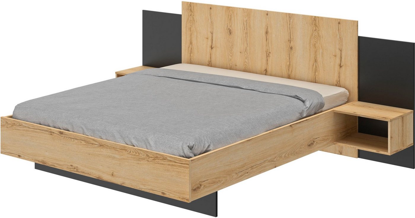 Gami Bett Mimizan, mit 2 Nachttischen Gami Bett Mimizan, mit 2 Nachttischen von Gami