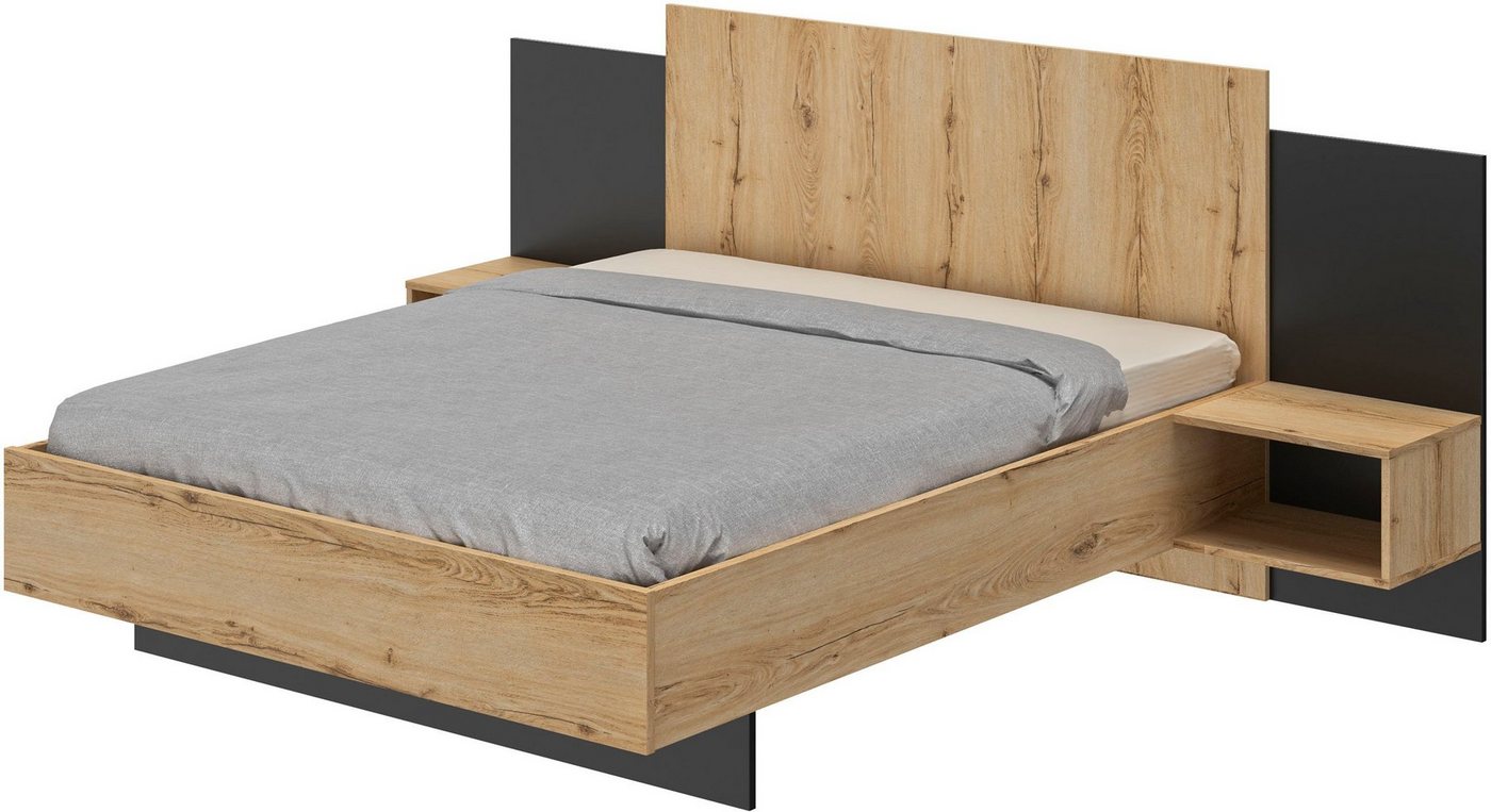 Gami Bett Mimizan, mit 2 Nachttischen Gami Bett Mimizan, mit 2 Nachttischen von Gami