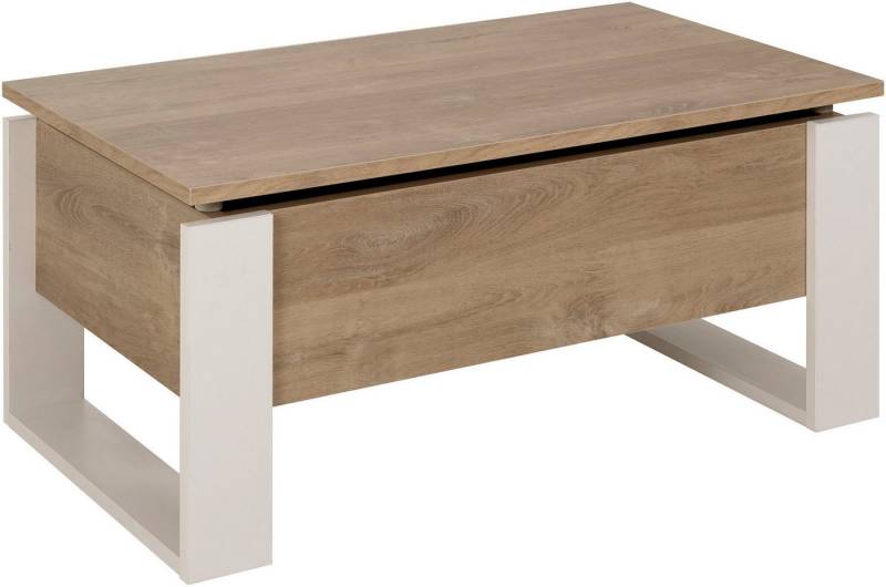 Gami Couchtisch DENVER, Hochklappbare Tischplatte von Gami