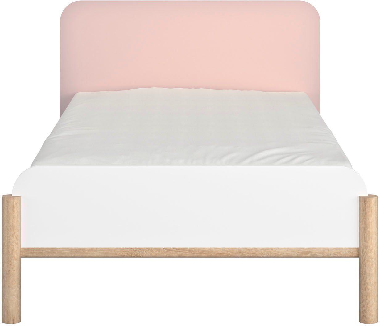 Gami Einzelbett Bett (1-tlg), Mit seiner Mischung aus sanften Farben von Gami