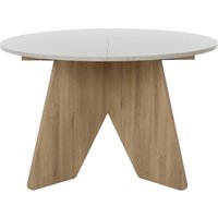 Gami Esstisch "GALEO" Runder Tisch mit 1 Ausziehplatte von Gami