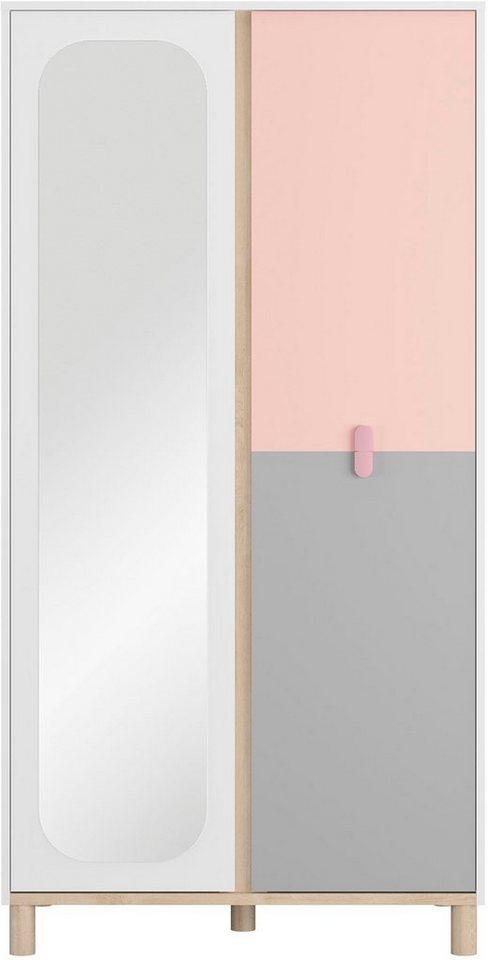 Gami Kleiderschrank Kleiderschrank 2 Türen Mit seiner Mischung aus sanften Farben Gami Kleiderschrank Kleiderschrank 2 Türen Mit seiner Mischung aus sanften Farben von Gami