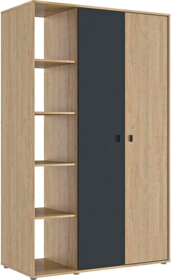 Gami Kleiderschrank Schrank mit 2 Türen und Bibliothekseinheiten ein cleverer, funktionaler Schrank Gami Kleiderschrank Schrank mit 2 Türen und Bibliothekseinheiten ein cleverer, funktionaler Schrank von Gami