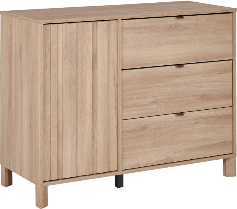 Gami Kommode kommode Calypso 3 Schubladen 1 Tür, Optimierter Stauraum mit dieser Kommode von Gami