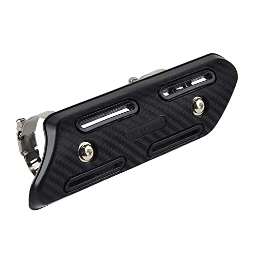 GamirA Auspuff Schalldämpfer Rohr Hitzeschild Abdeckung Schutz for EXC EXCF SXF XCF XCWF EXCF 250 350 450 500 (Color : Black) von GamirA