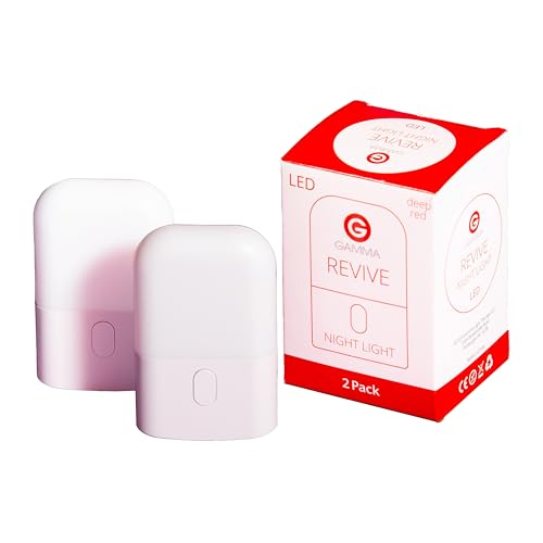 Revive – 670 nm – rotes Nachtlicht (2er-Pack) Schlaftherapie von Gamma – Melatonin fördert natürliche Schlafhilfe von Gamma Light Therapy LLC