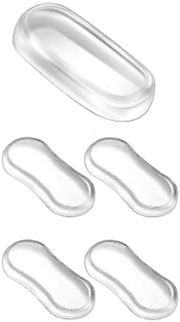 WC-Sitz Dämpfer 5-tlg. Set – Hochfeste Silikon-Pads mit Klebefläche für geräuschloses Schließen (Haushalt/Hotels/Krankenhäuser) von Gammaeon