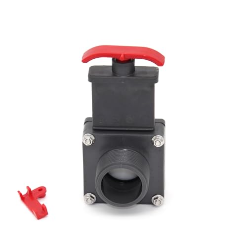 Ganador Pool Supplies 3,8 cm Absperrventil, Gewindestecker auf Gewindebuchse, Absperrventil, schneidet Wasserdurchfluss Scheibenadapter für Schwimmbäder Ganador Pool Supplies 3,8 cm Absperrventil, Gewindestecker auf Gewindebuchse, Absperrventil, schneidet Wasserdurchfluss Scheibenadapter für Schwimmbäder von Ganador Pool Supplies