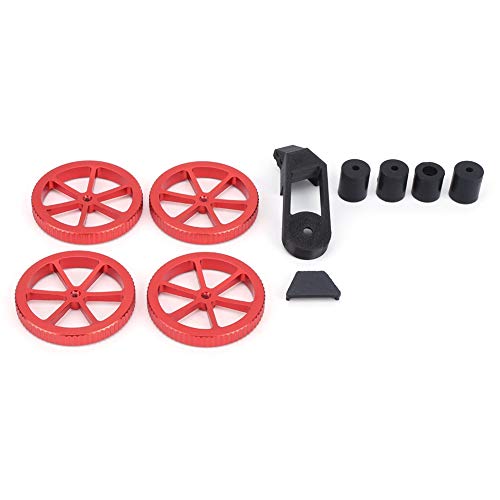 Hand Twist Leveling Nuts Kit-Teile, kompatibel mit Ender 3/3 Pro/3 X Ender 5/5 Plus/5 Pro 3D-Drucker von Gancon