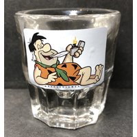 Fred Flintstone Auf 1 Unze Geriffeltem Glas Schnapsglas - Neu von GandJStuff