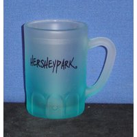 Hershey Park Mit Aqua Base Auf 2Oz Frosted Glas Mini-Becher - Neu von GandJStuff