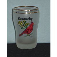 Kentucky Cardinal 2Oz | Koks-Typ Frosted Shot Glas - Neu von GandJStuff