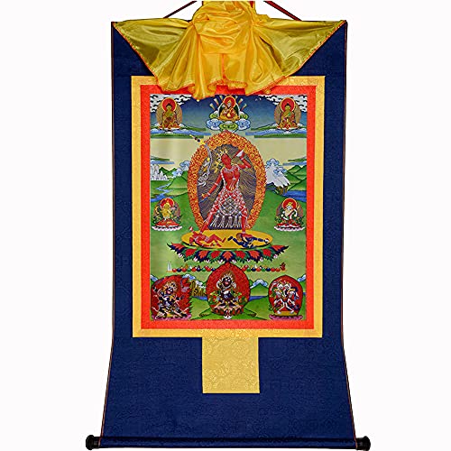 Gandhanra Thangka Tibetische Wandbehang,Naro Khechara Vajrayogini Thangka,Heißgeprägter Buddha Wandteppich für Zen Wohnkultur, Meditation, Spirituelle Entspannung und Ruhe Gandhanra Thangka Tibetische Wandbehang,Naro Khechara Vajrayogini Thangka,Heißgeprägter Buddha Wandteppich für Zen Wohnkultur, Meditation, Spirituelle Entspannung und Ruhe von Gandhanra